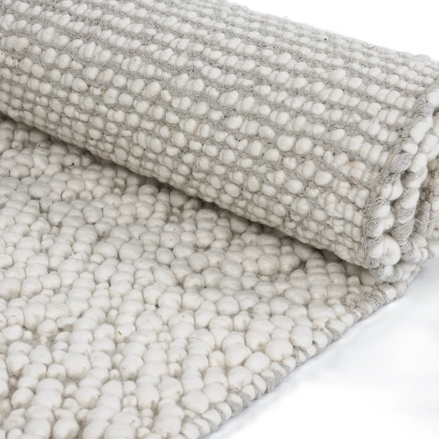 Vlněný koberec - Sala Irregular Wool Bubble (krém)