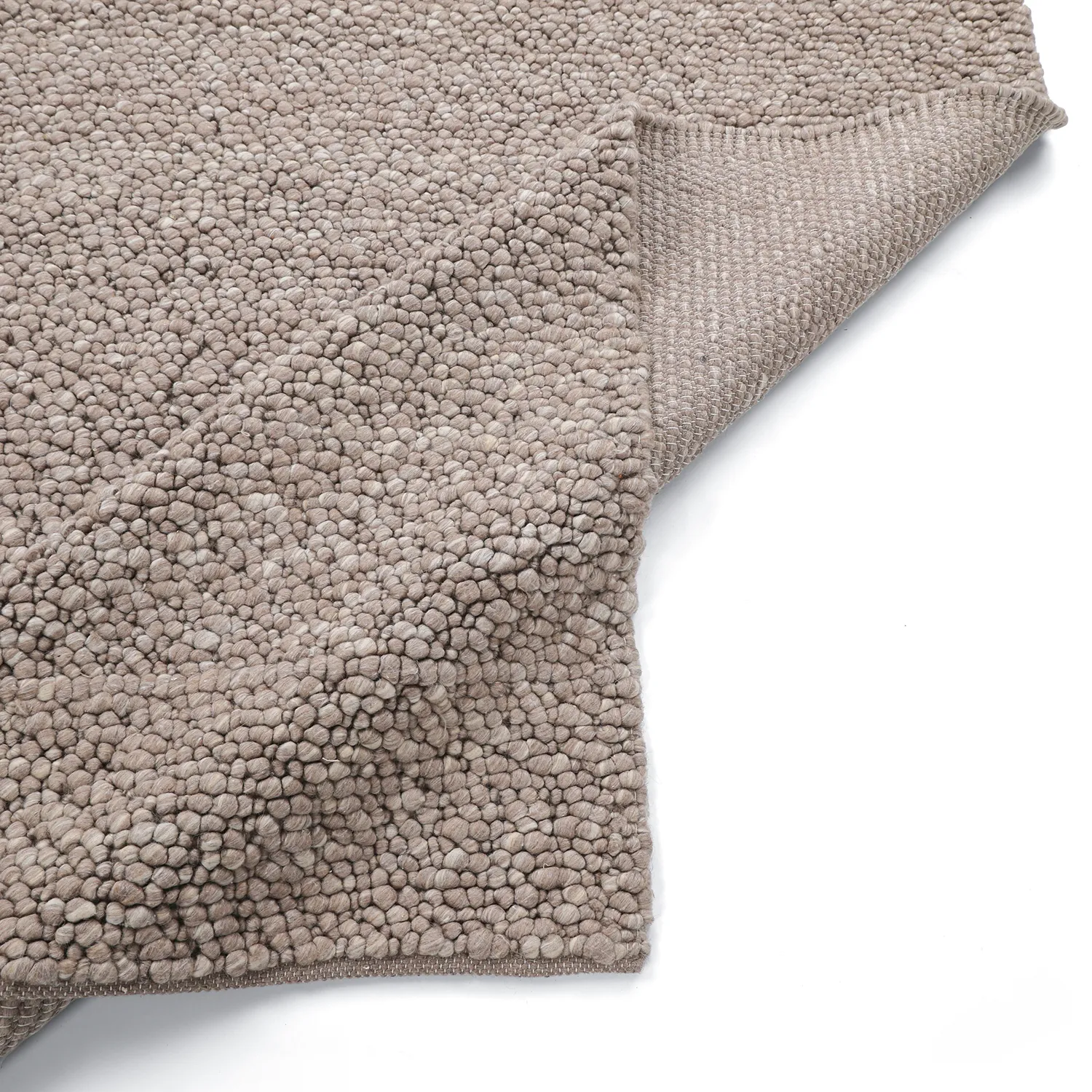 Vlněný koberec - Sala Irregular Wool Bubble (taupe/bílá melanž)