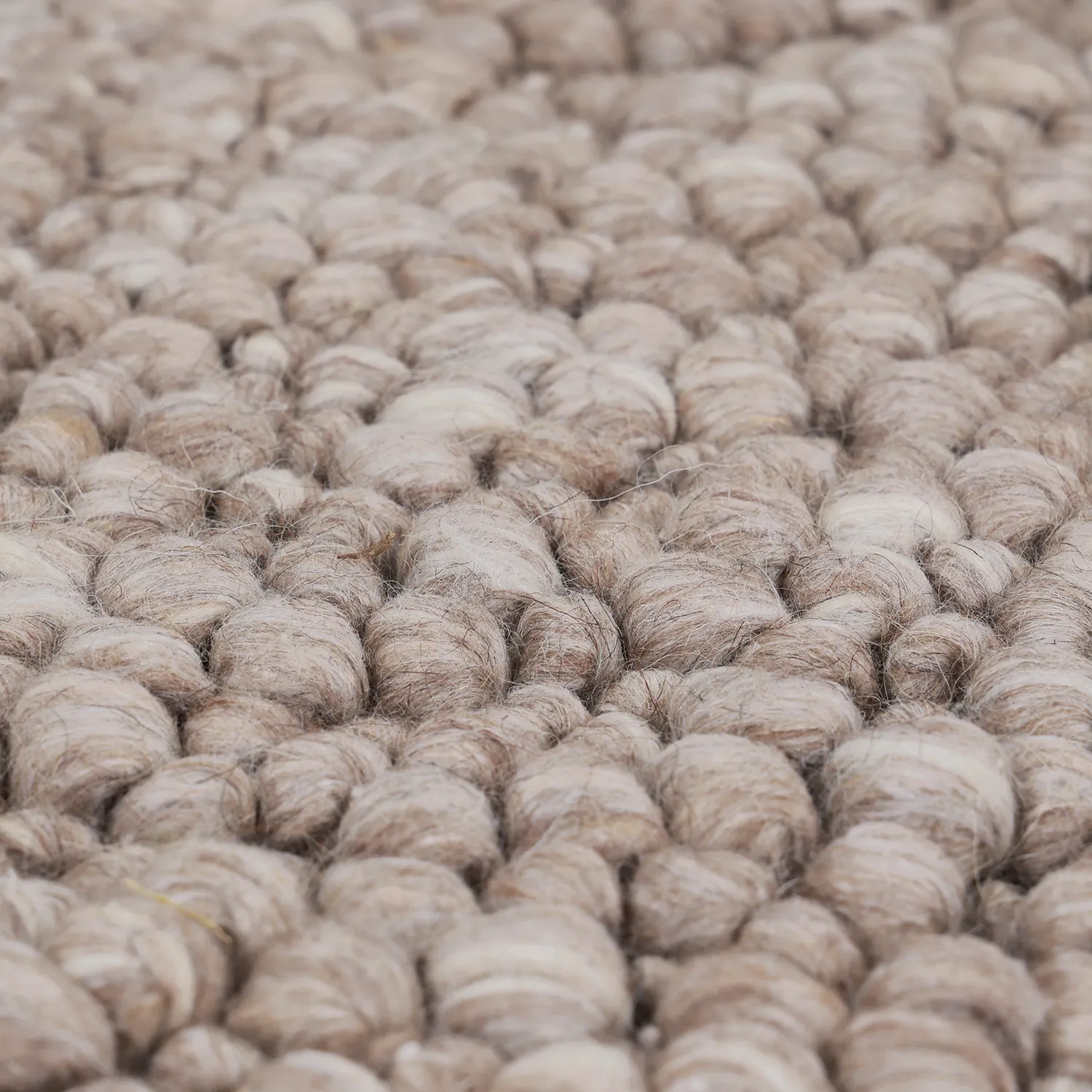 Vlněný koberec - Sala Irregular Wool Bubble (taupe/bílá melanž)