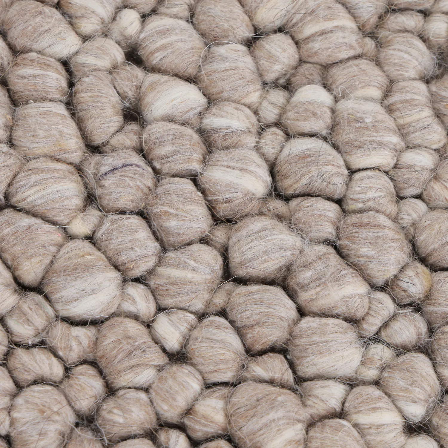 Vlněný koberec - Sala Irregular Wool Bubble (taupe/bílá melanž)