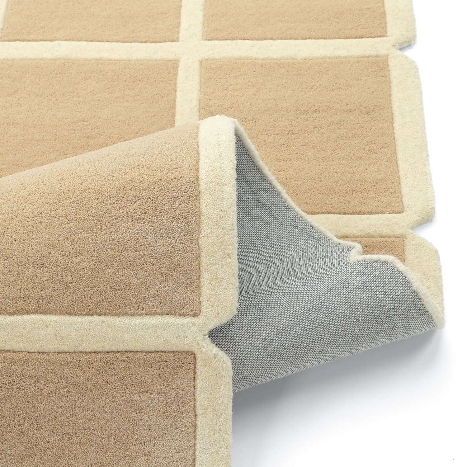 Vlněný koberec - Syl Hand Tufted Wool Premium (béžová/krémová)
