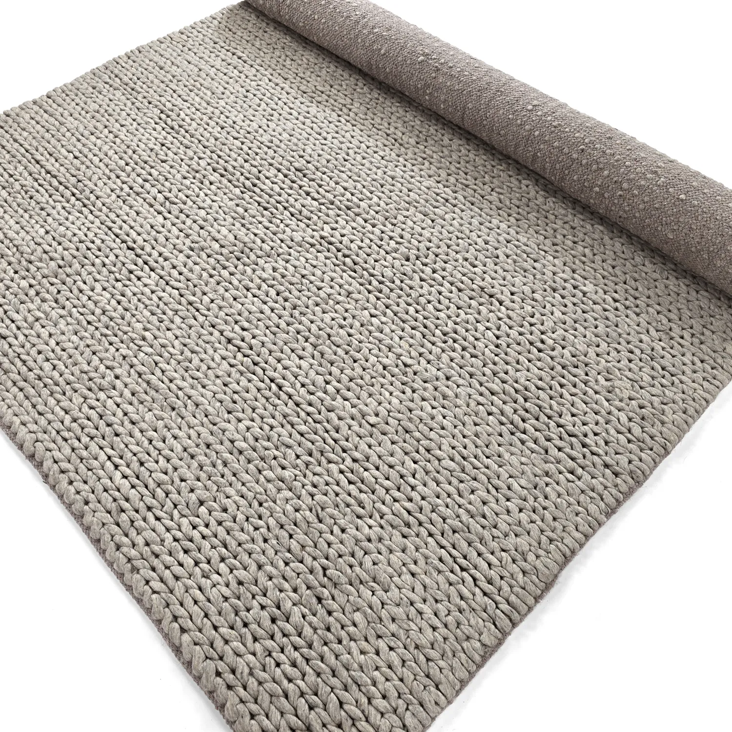 Vlněný koberec - Talvia Braided Wool (šedá)