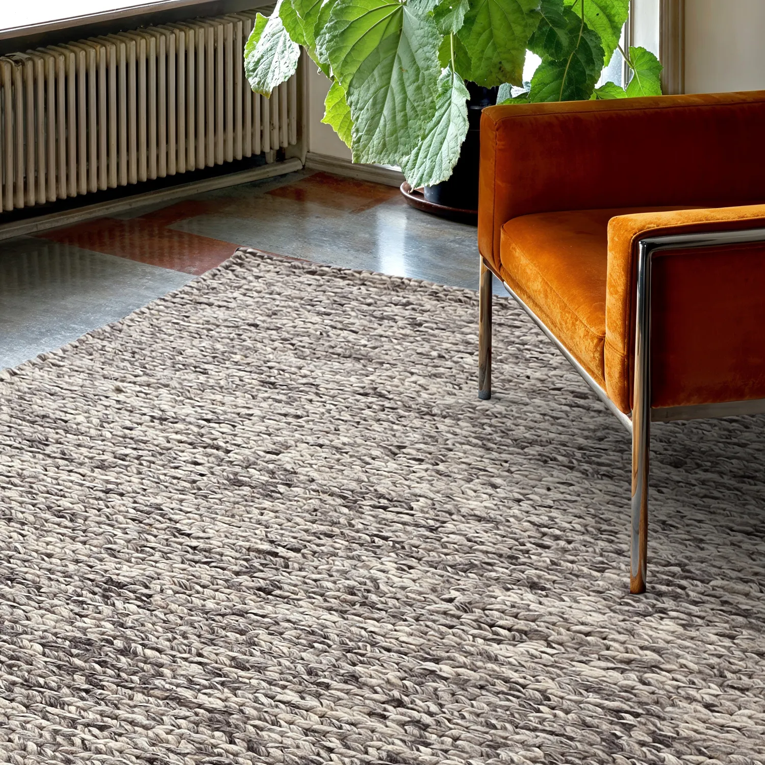 Vlněný koberec - Talvia Braided Wool (tmavě šedá)