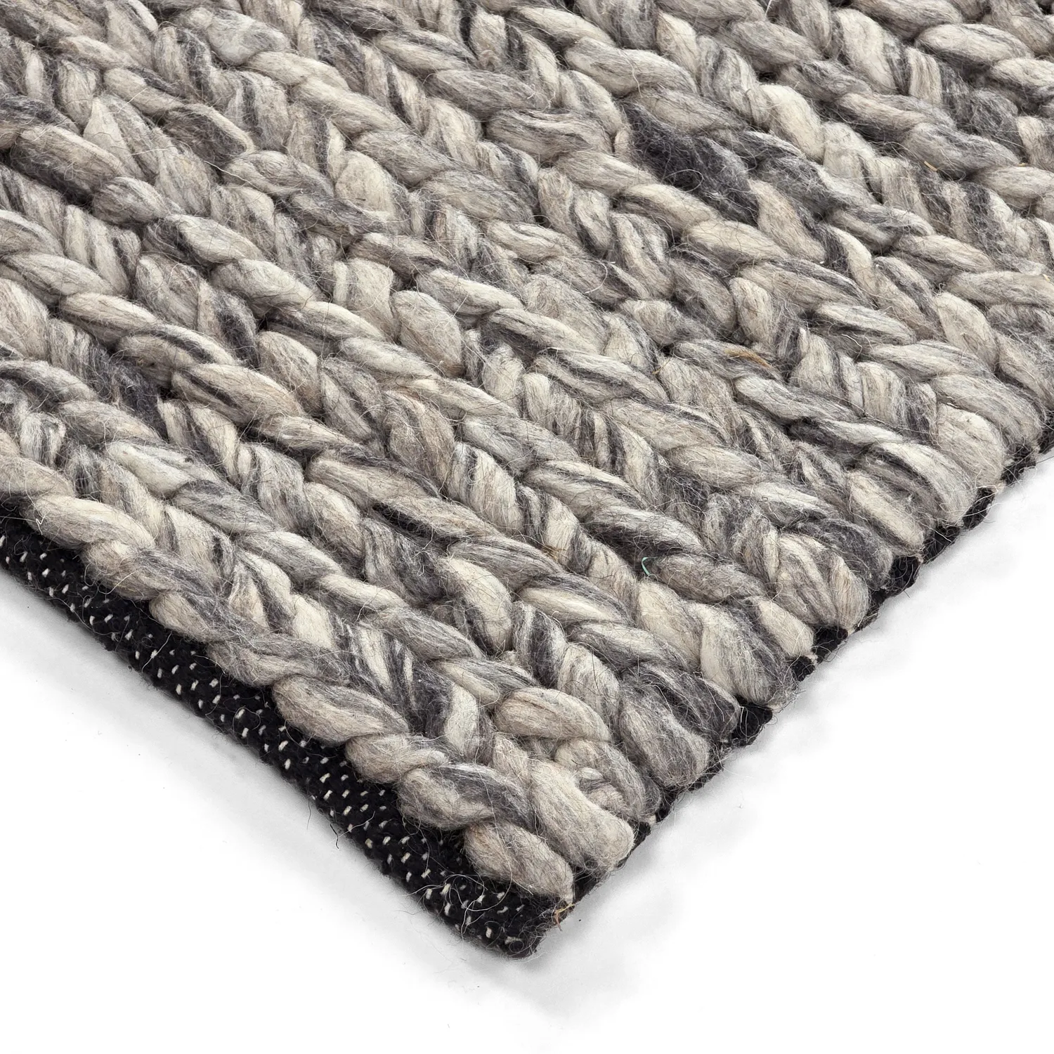 Vlněný koberec - Talvia Braided Wool (tmavě šedá)