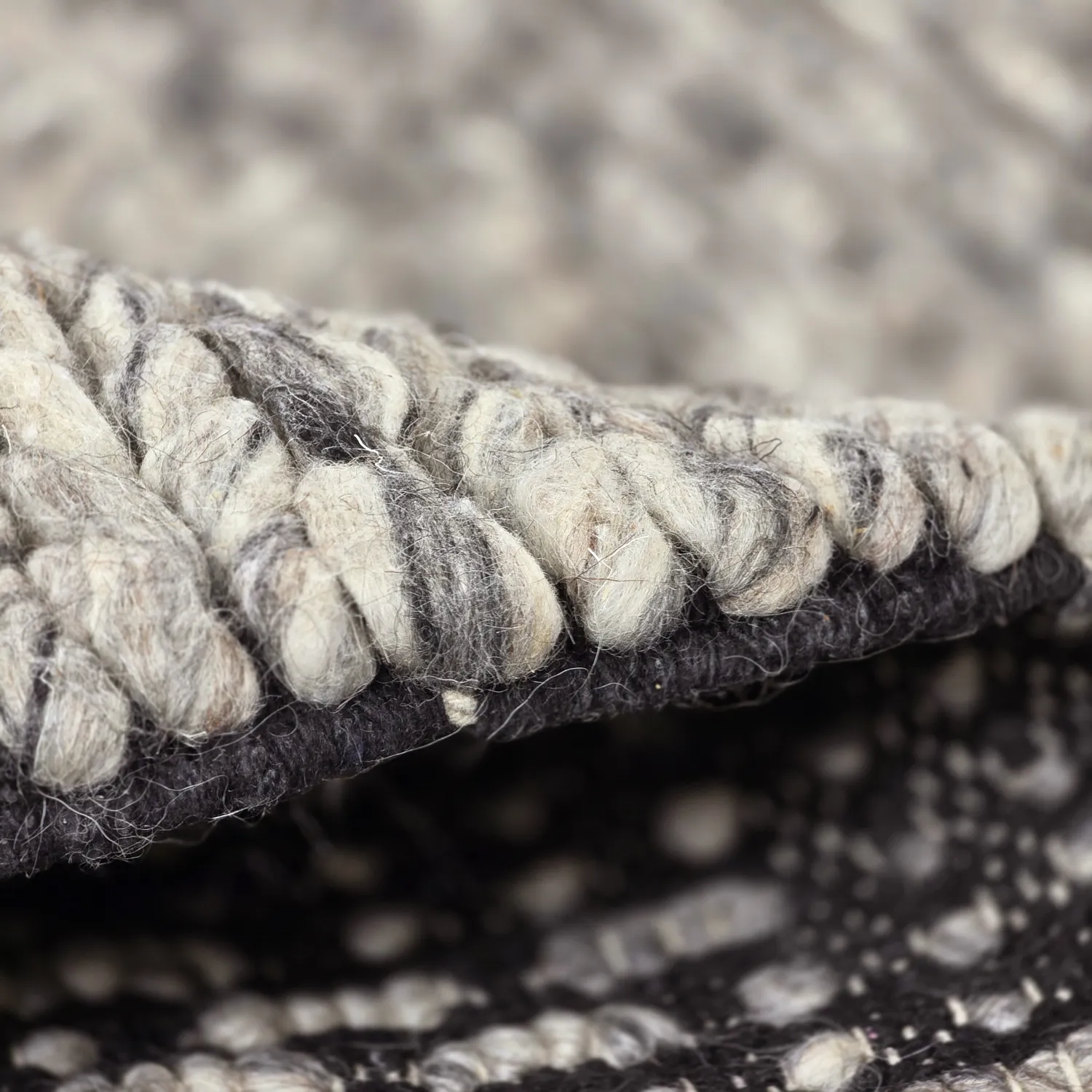Vlněný koberec - Talvia Braided Wool (tmavě šedá)