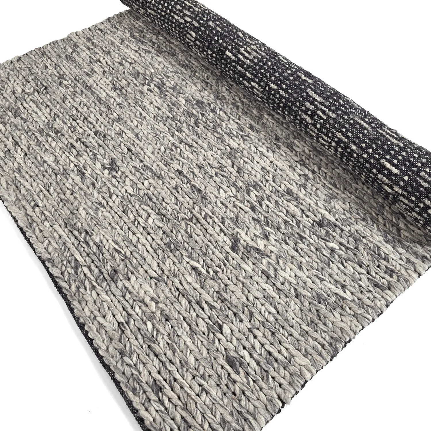 Vlněný koberec - Talvia Braided Wool (tmavě šedá)