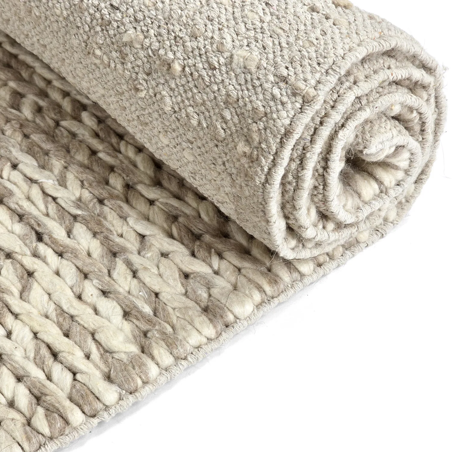 Vlněný koberec - Talvia Braided Wool (příroda)