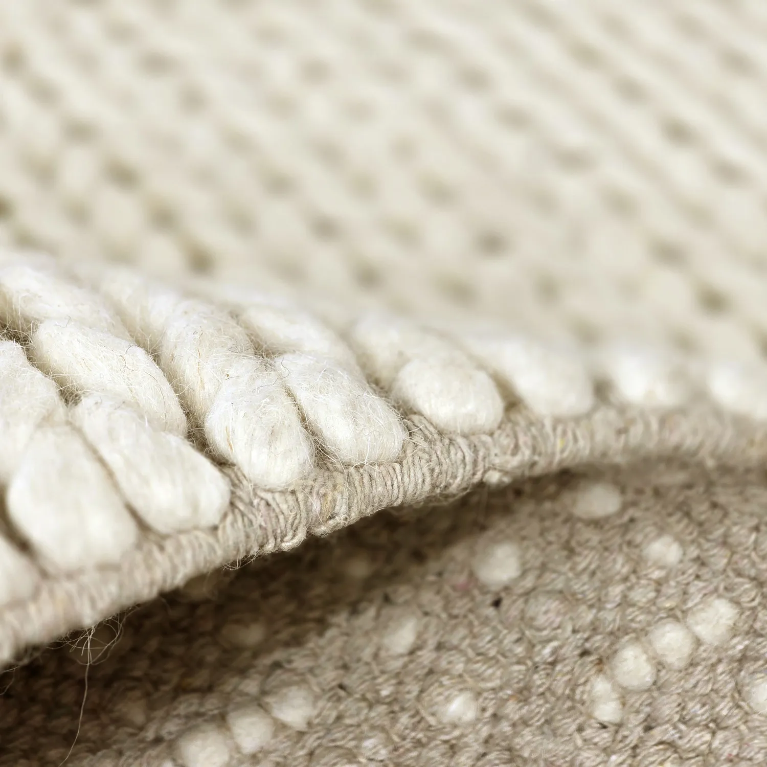 Vlněný koberec - Talvia Braided Wool (špinavě bílá)