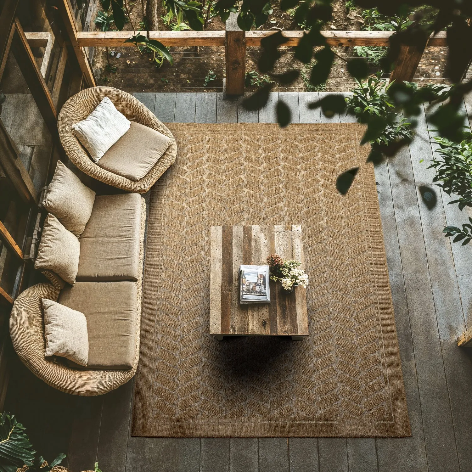 Koberec Indoor/Outdoor - Aria (juta)