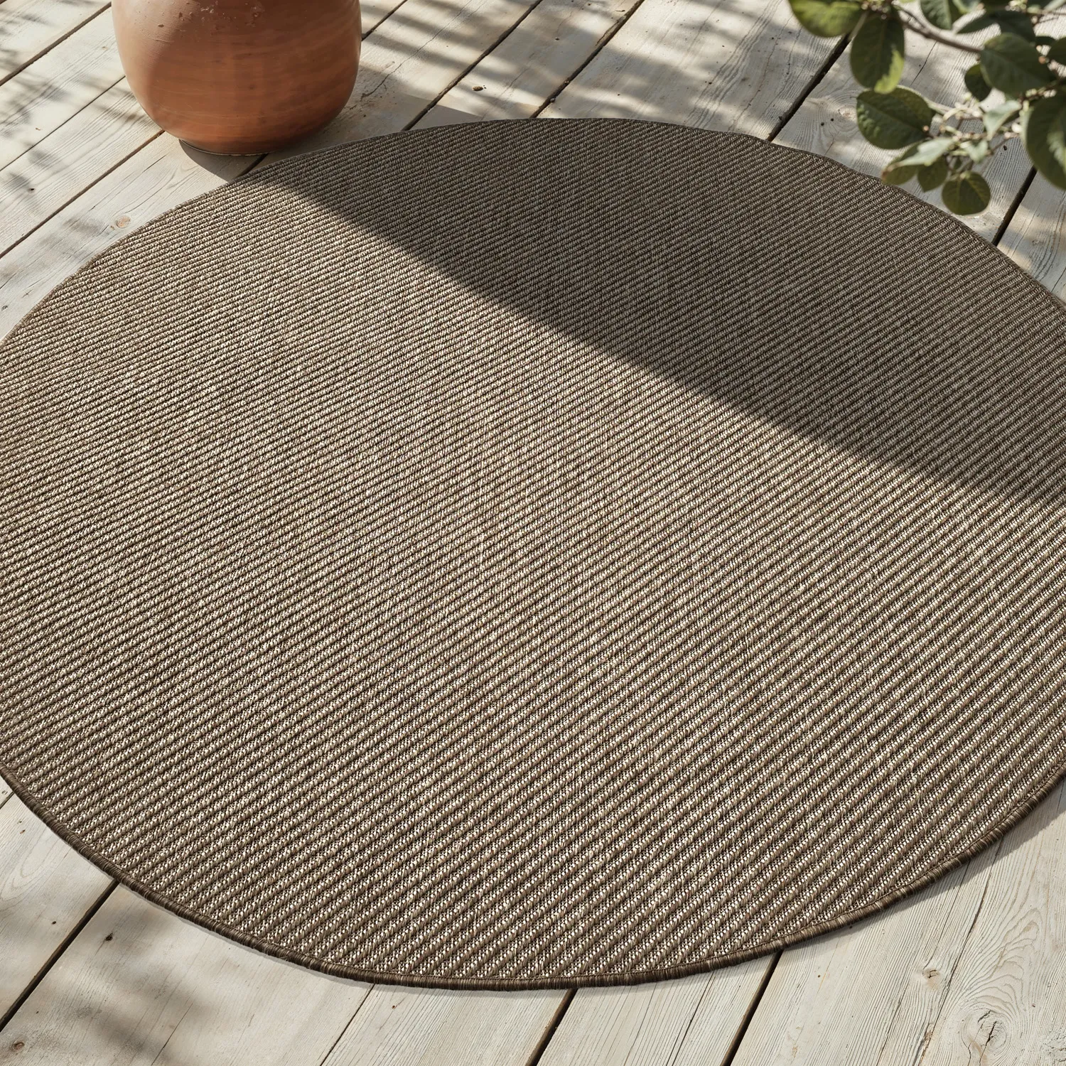 Kulatý koberec - Indoor/Outdoor Bennett (béžový)