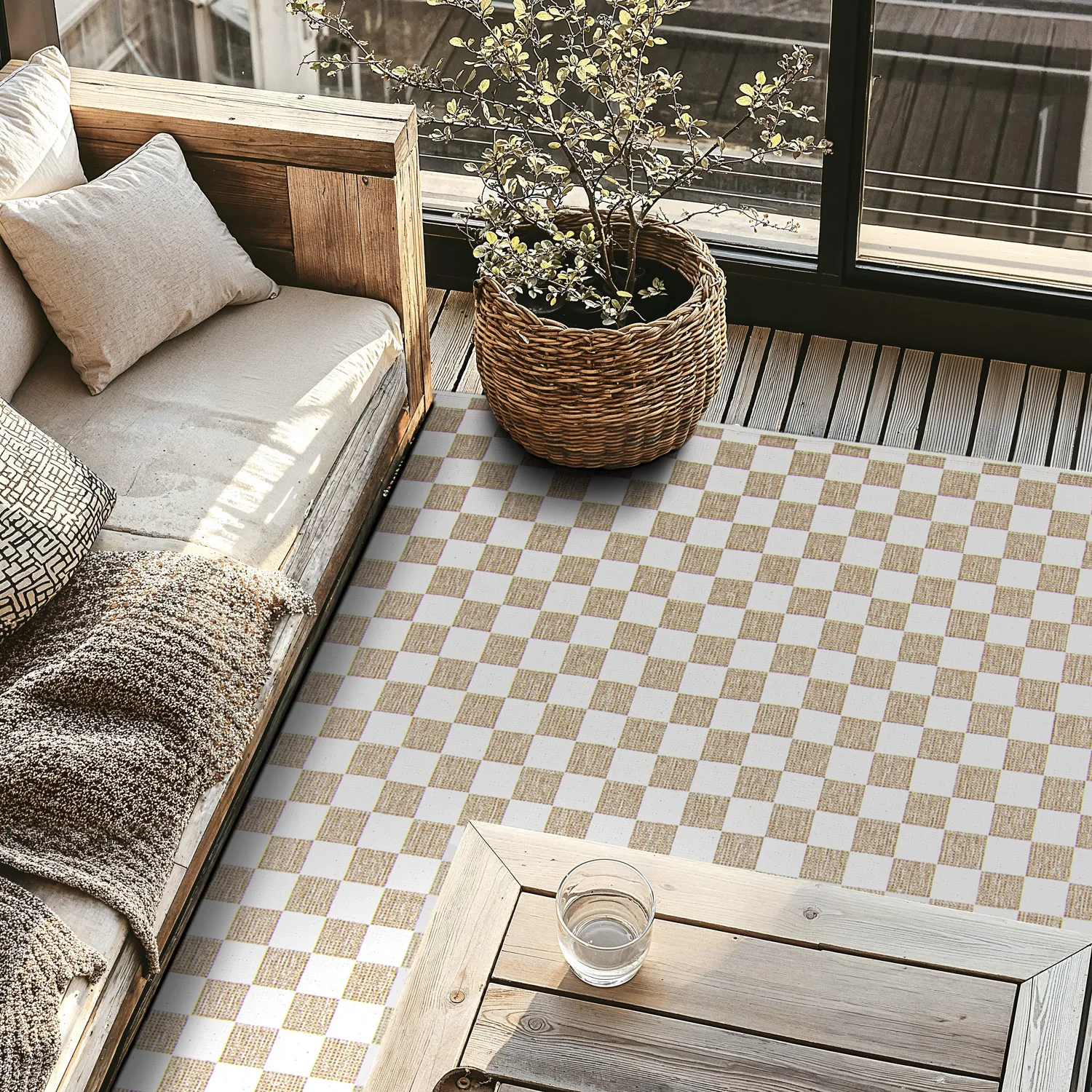 Koberec Indoor/Outdoor - Lucida (béžový)