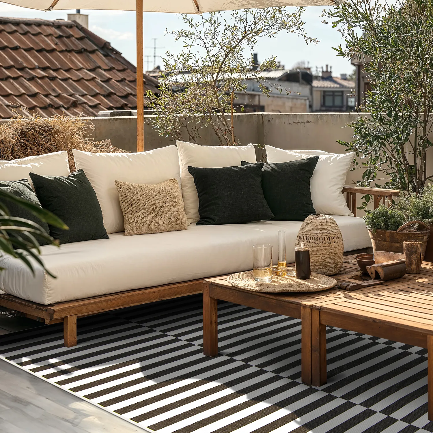 Koberec Indoor/Outdoor - Roscoe (černá)