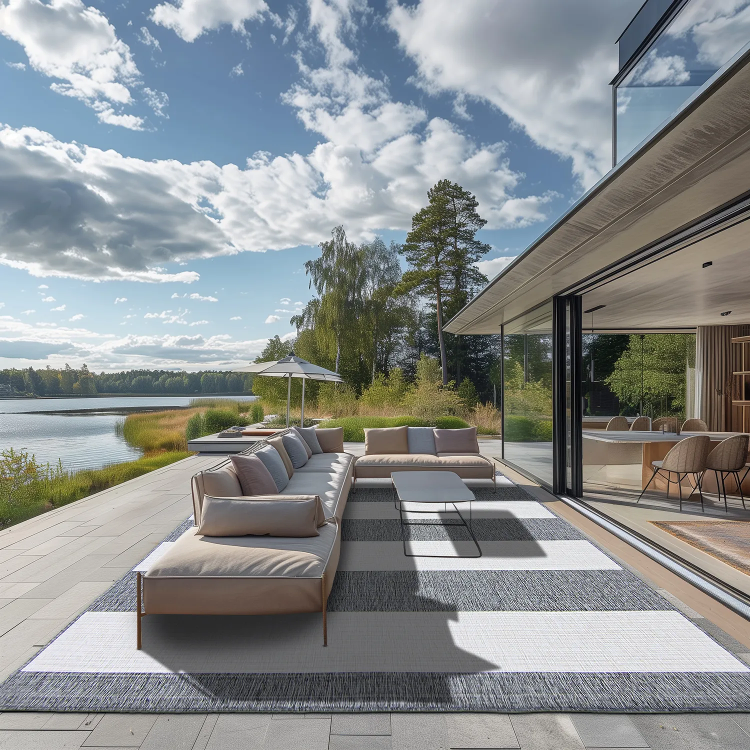 Koberec Indoor/Outdoor - Santana (šedá)