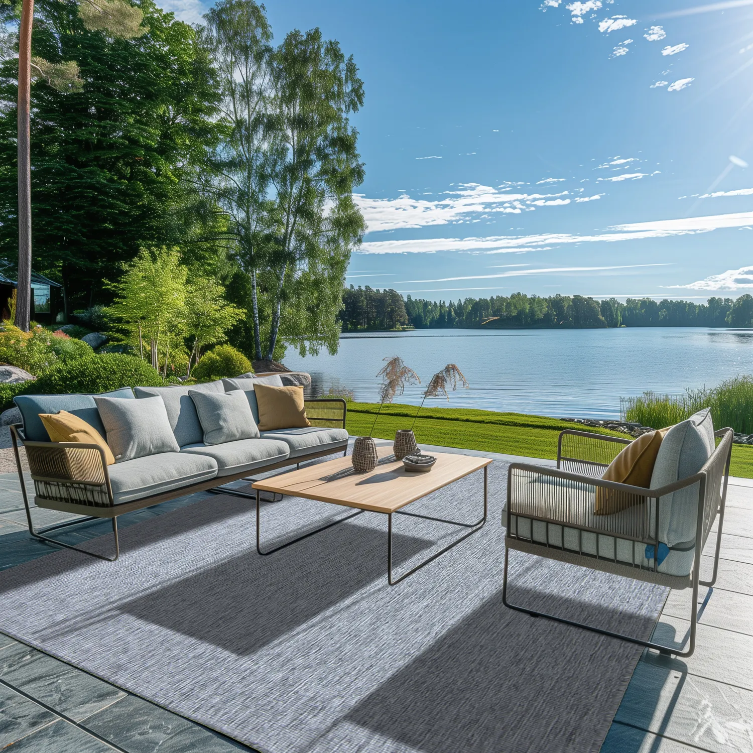 Koberec Indoor/Outdoor - Monsanto (šedá)