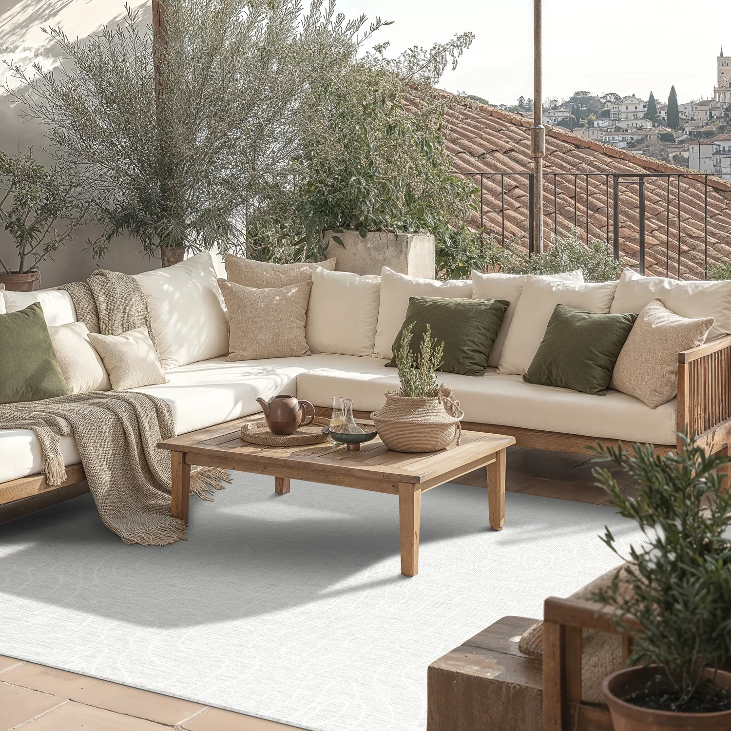 Koberec Indoor/Outdoor - Thurman (špinavě bílá)