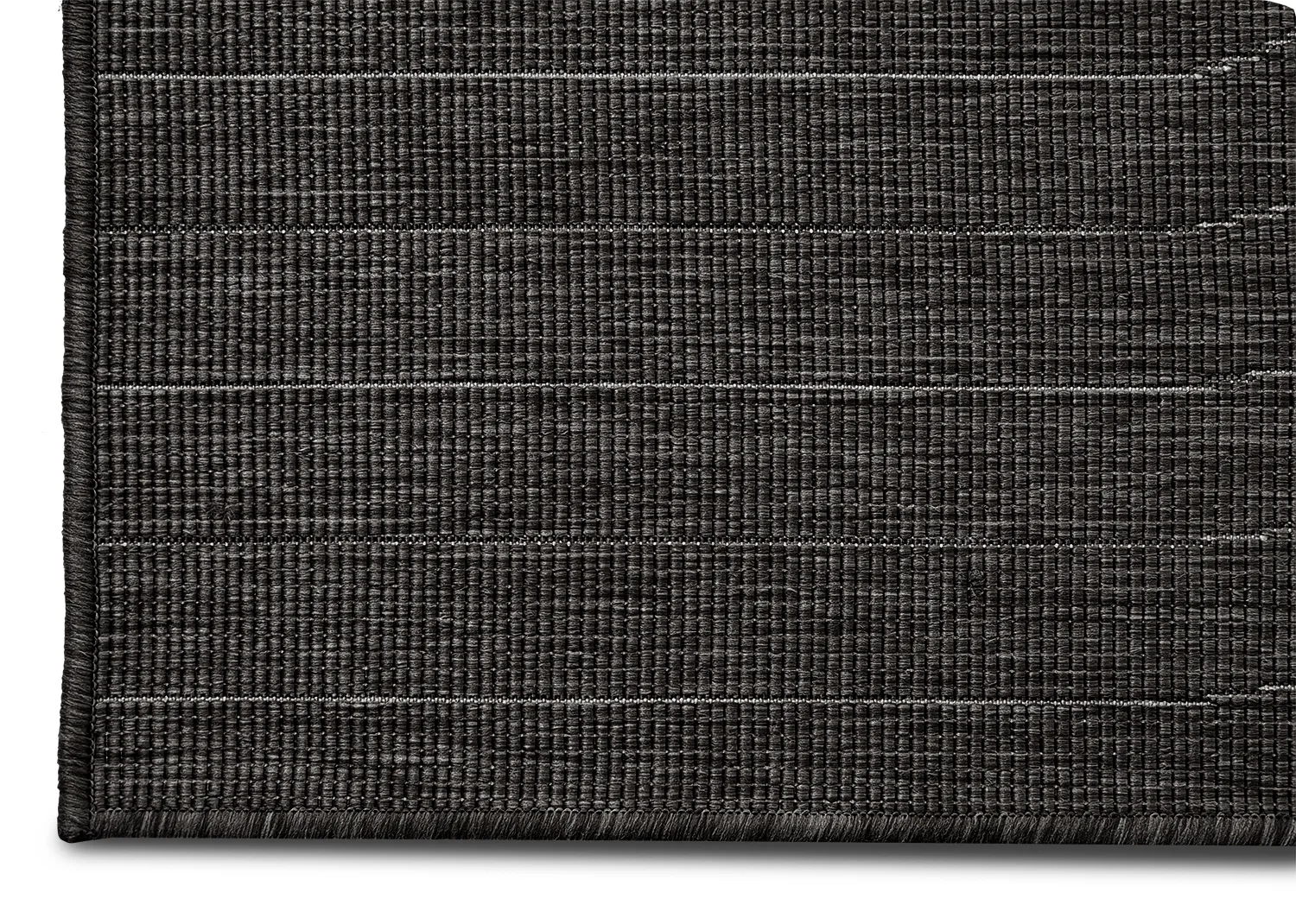 Koberec Indoor/Outdoor - Hayden (černá)
