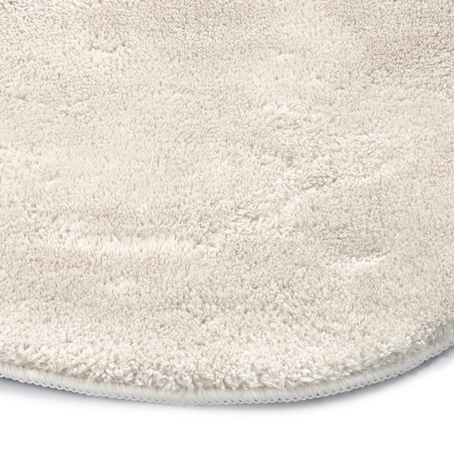 Kulatý Vlnitý Koberec - Aranga Super Soft Fur (béžový)