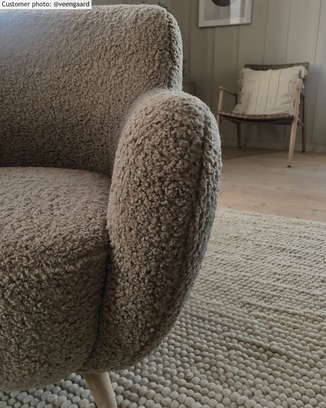 Vlněný koberec - Avafors Wool Bubble (béžová)