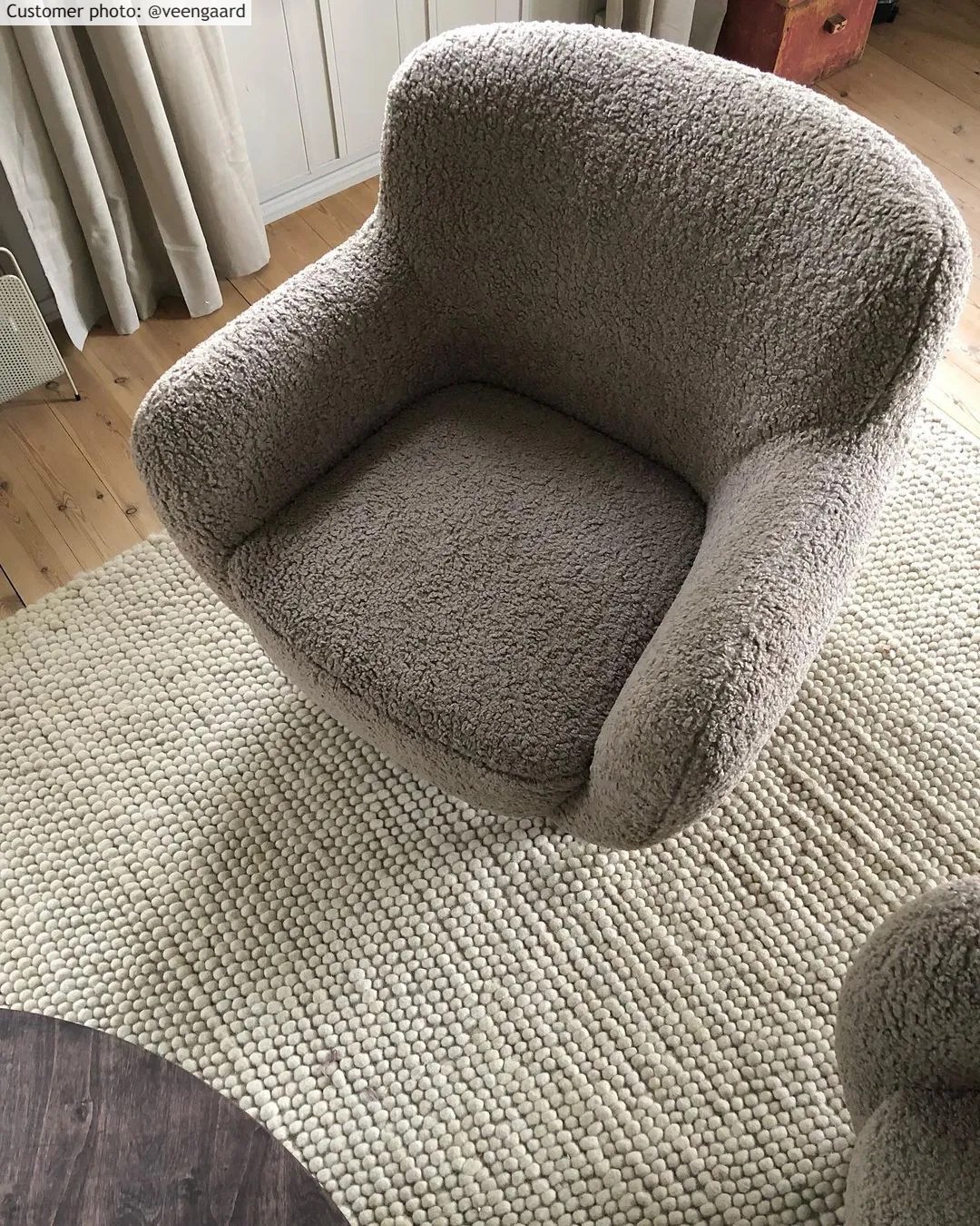 Vlněný koberec - Avafors Wool Bubble (béžová)