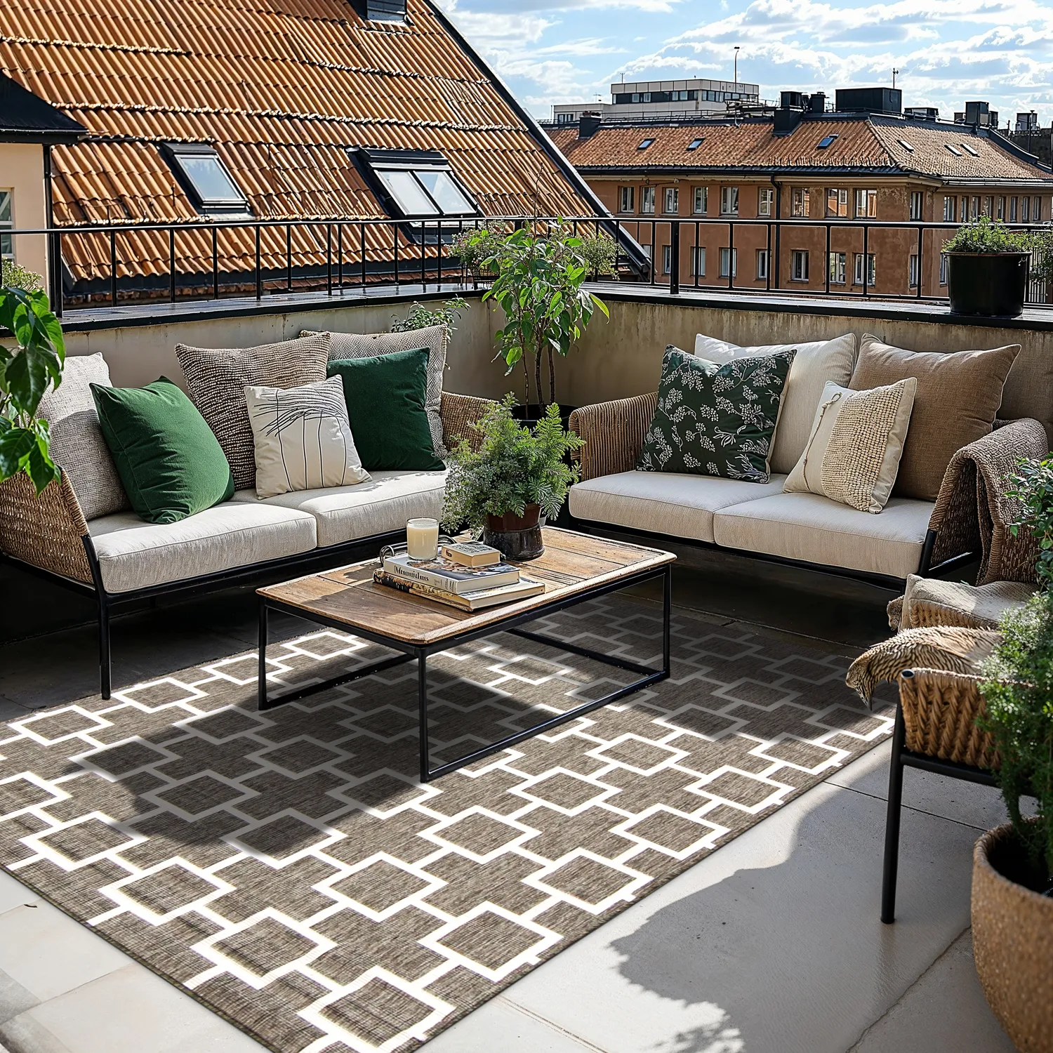Koberec Indoor/Outdoor - Brussels Silver (šedá)