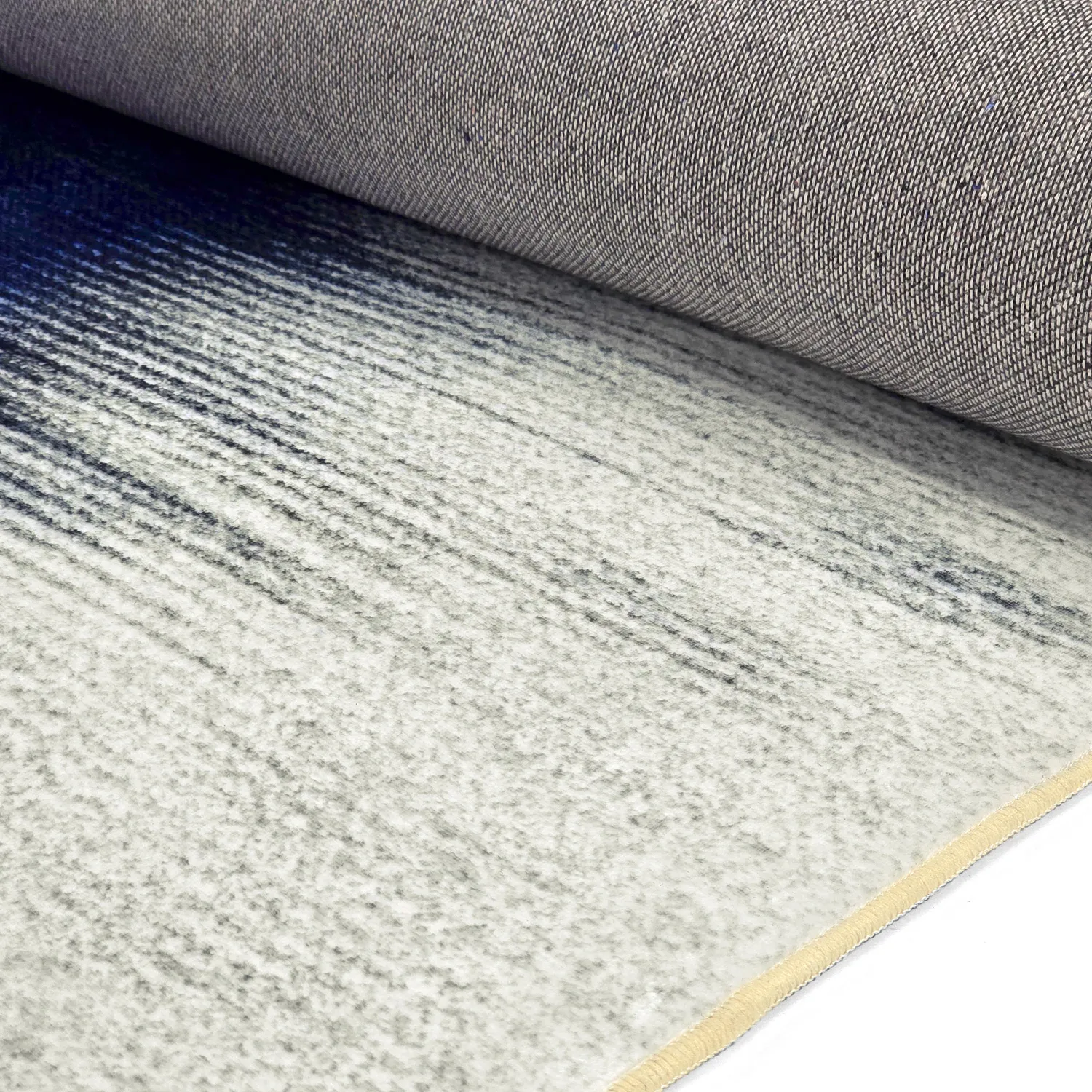 Wiltonský koberec - Cara (bílá/tmavě modrá)