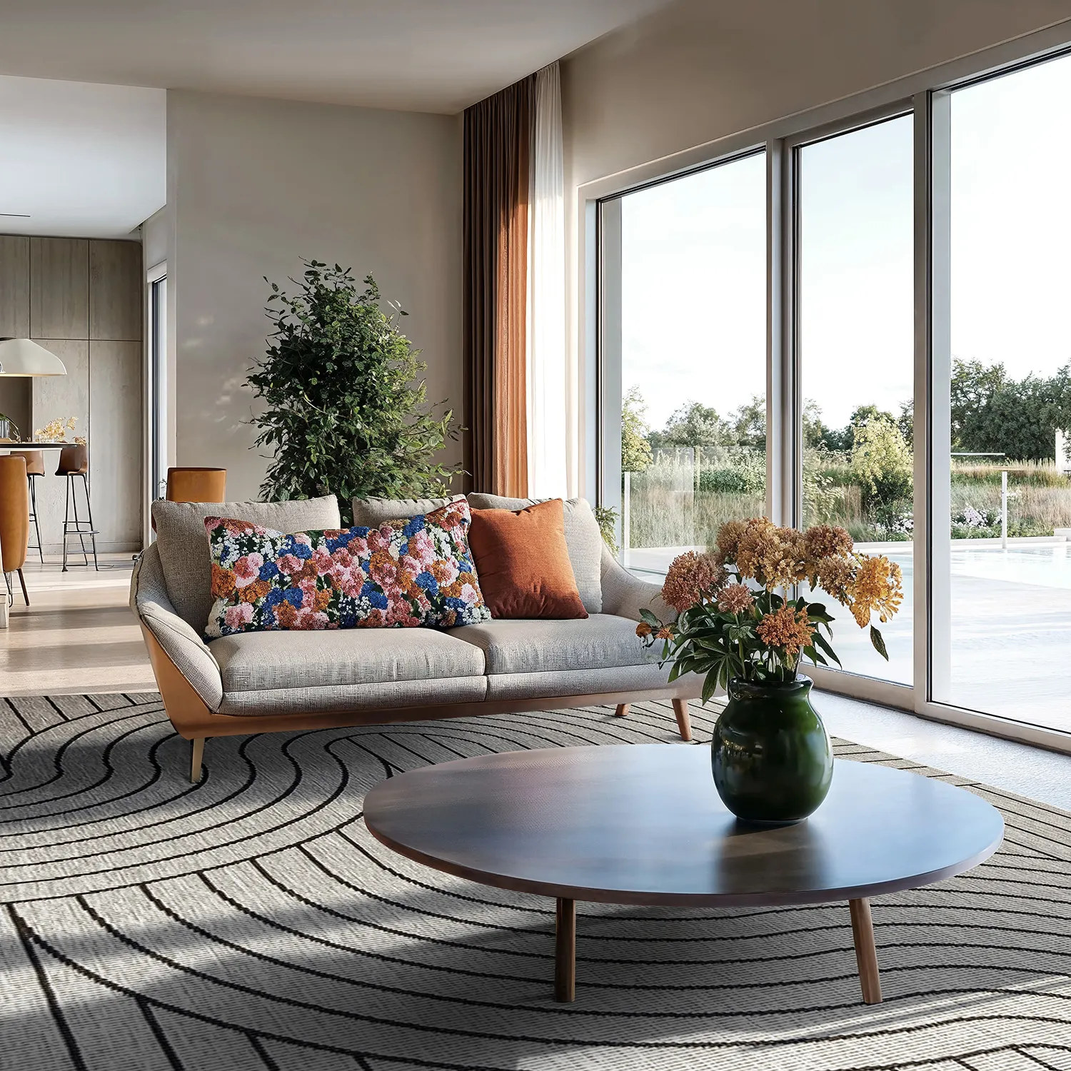Koberec Indoor/Outdoor - Maynard (černá)