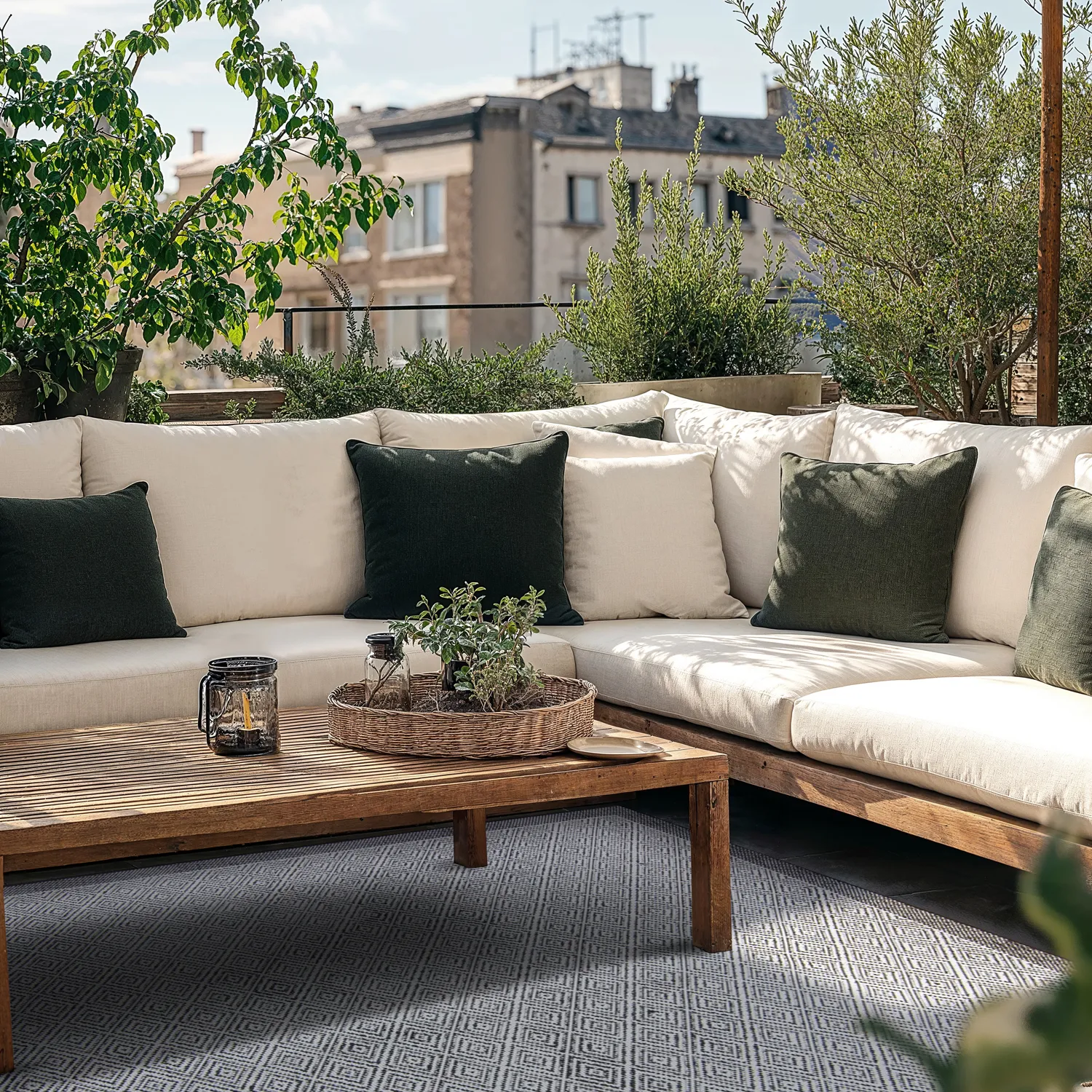 Koberec Indoor/Outdoor - Monsaraz (černý)