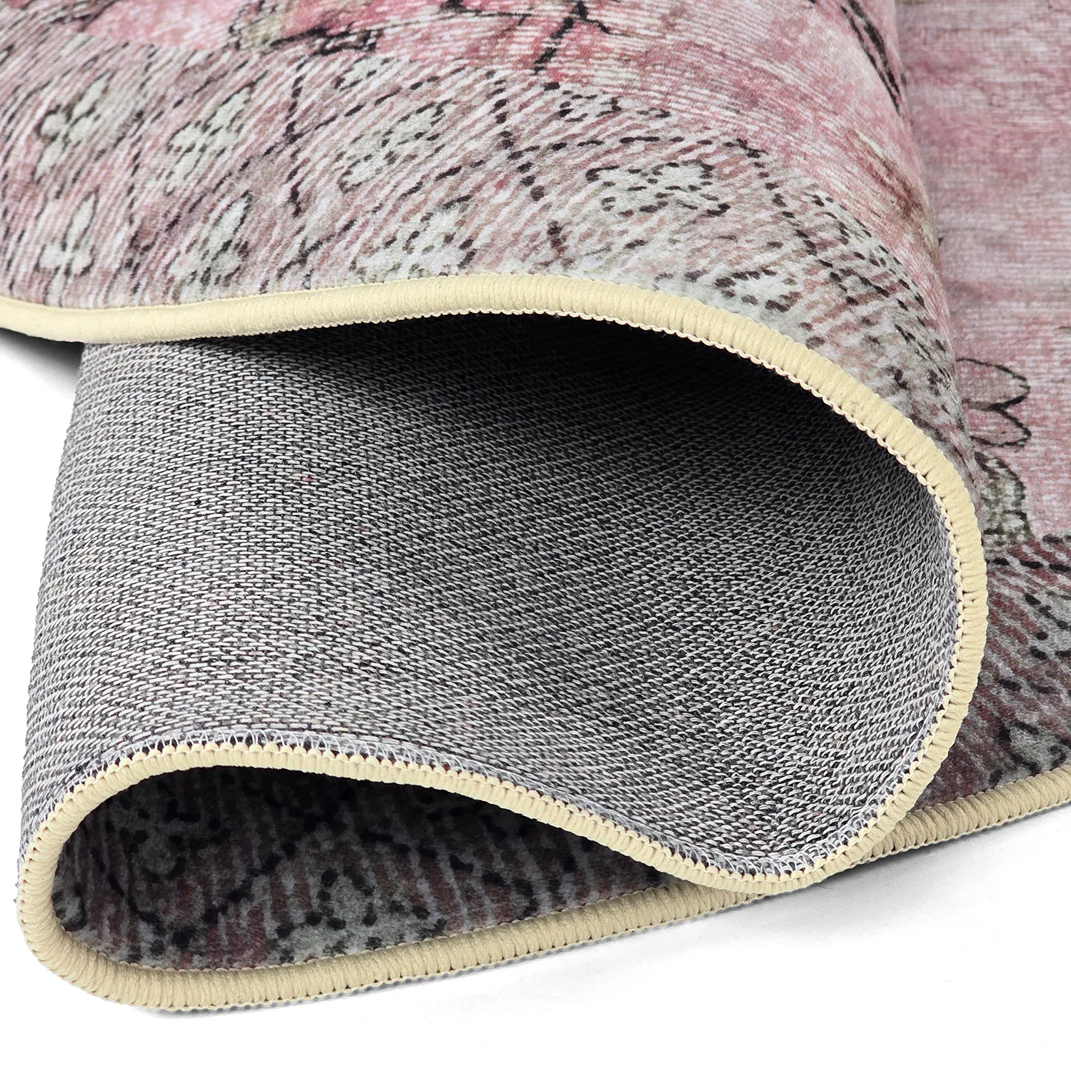 Kulatý koberec - Rosalie (růžový)