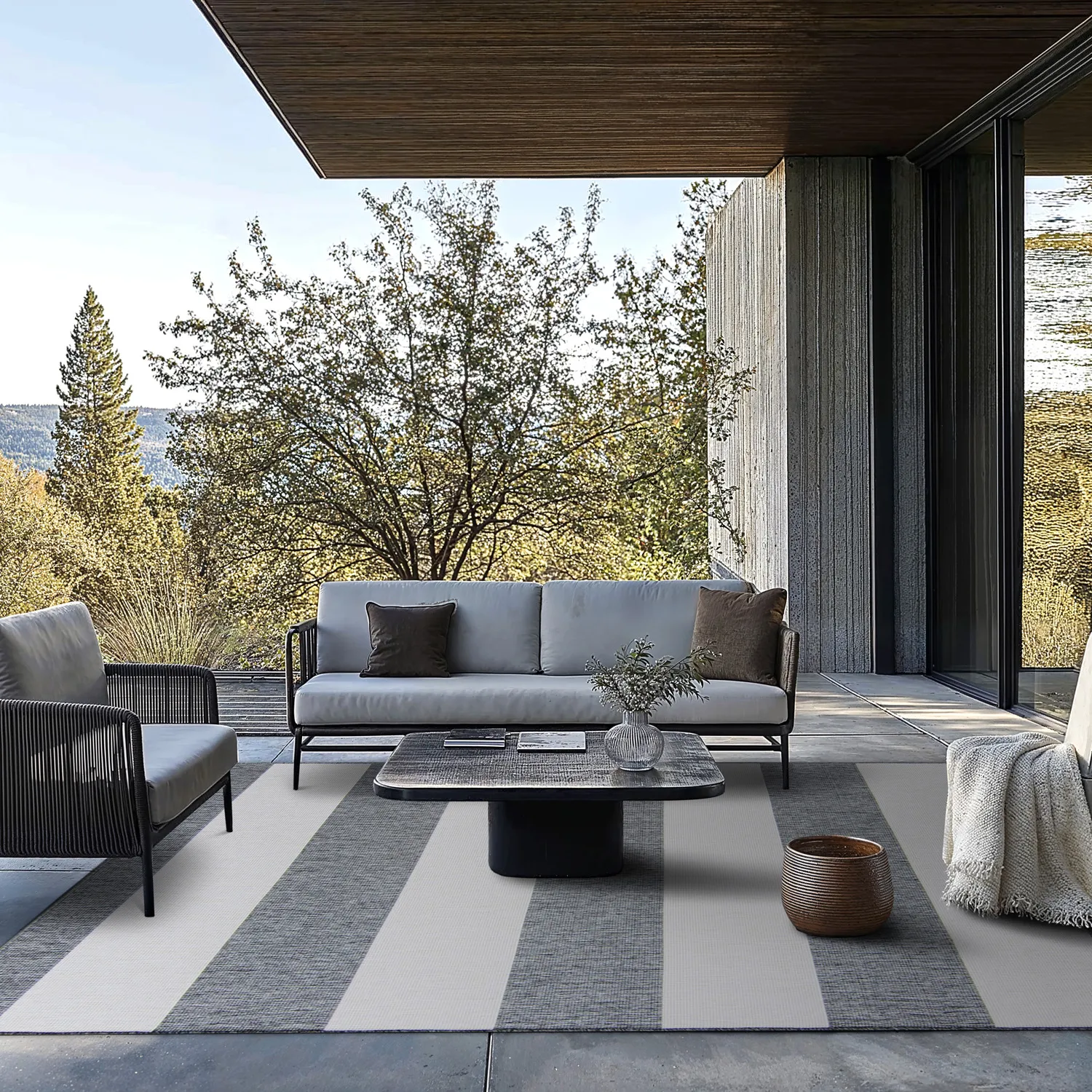 Koberec Indoor/Outdoor - Santana (šedá)