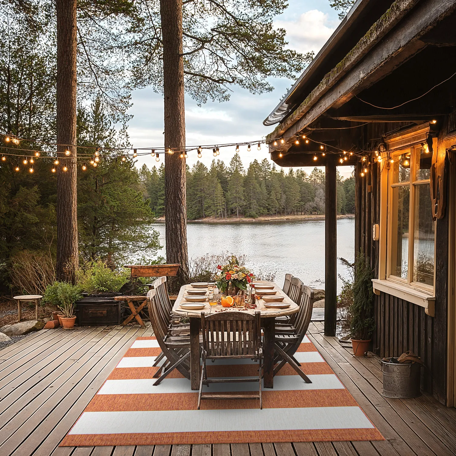 Koberec Indoor/Outdoor - Santana (pomerančový)