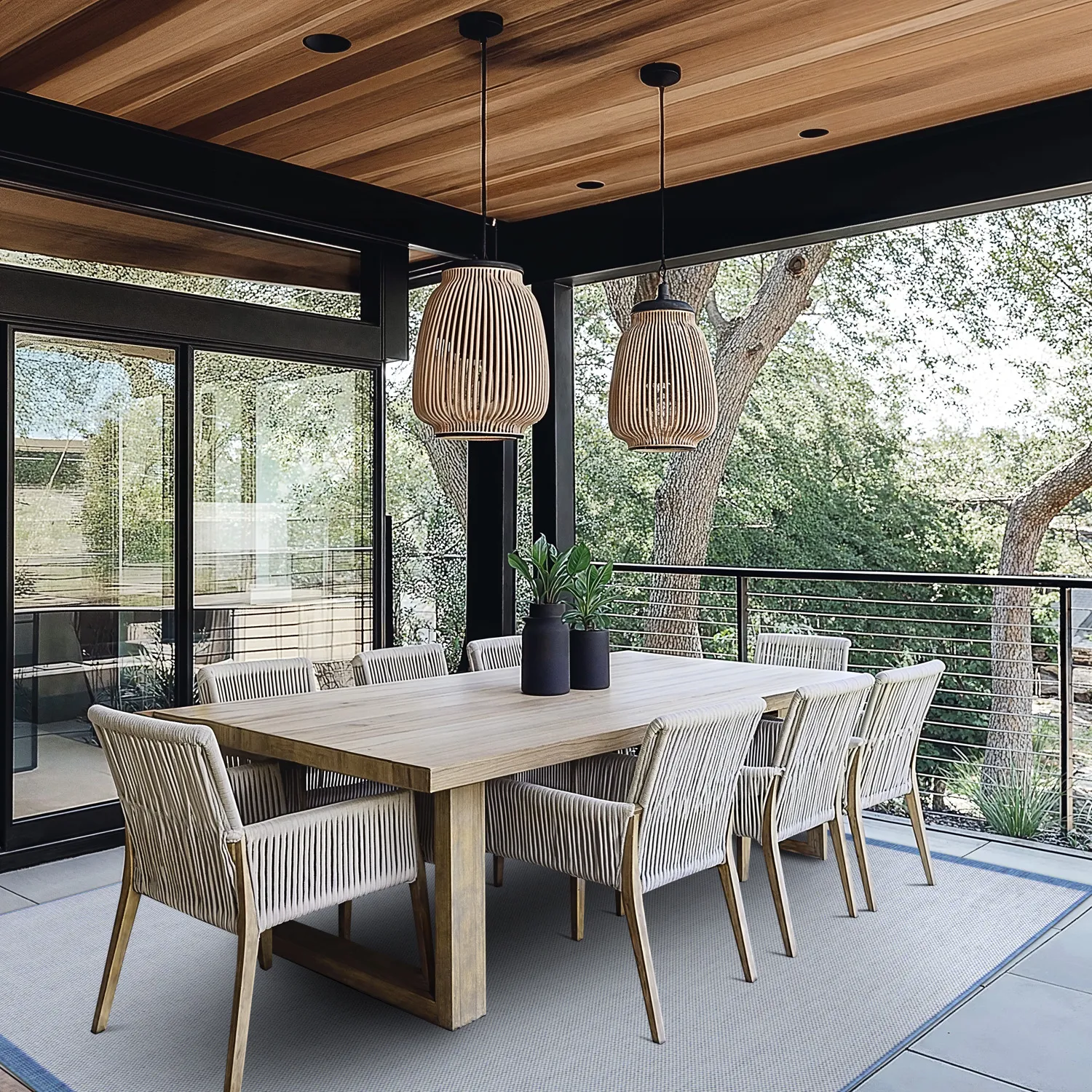 Koberec Indoor/Outdoor - Sortelha (modrý)