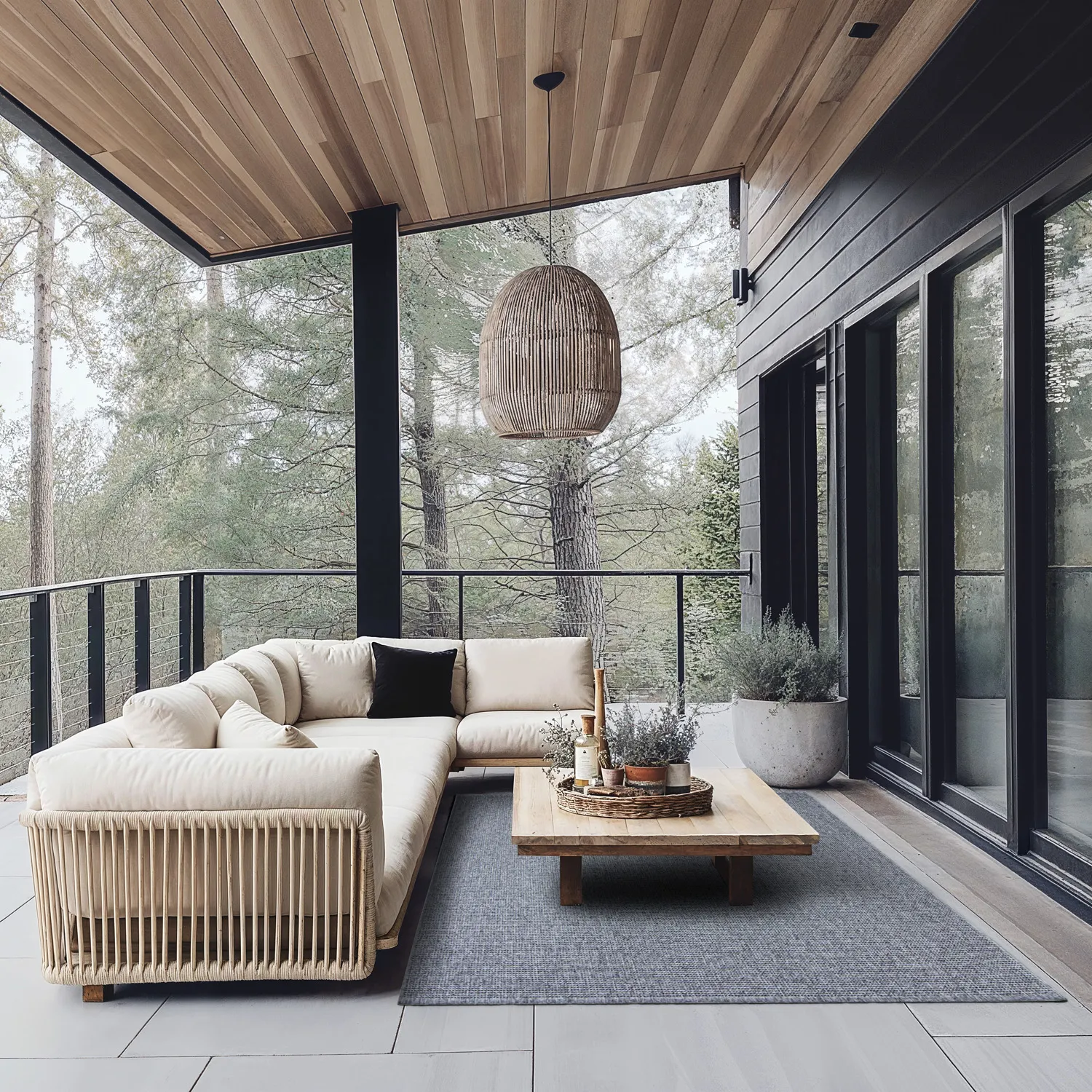 Koberec Indoor/Outdoor - Tromsø (antracit)