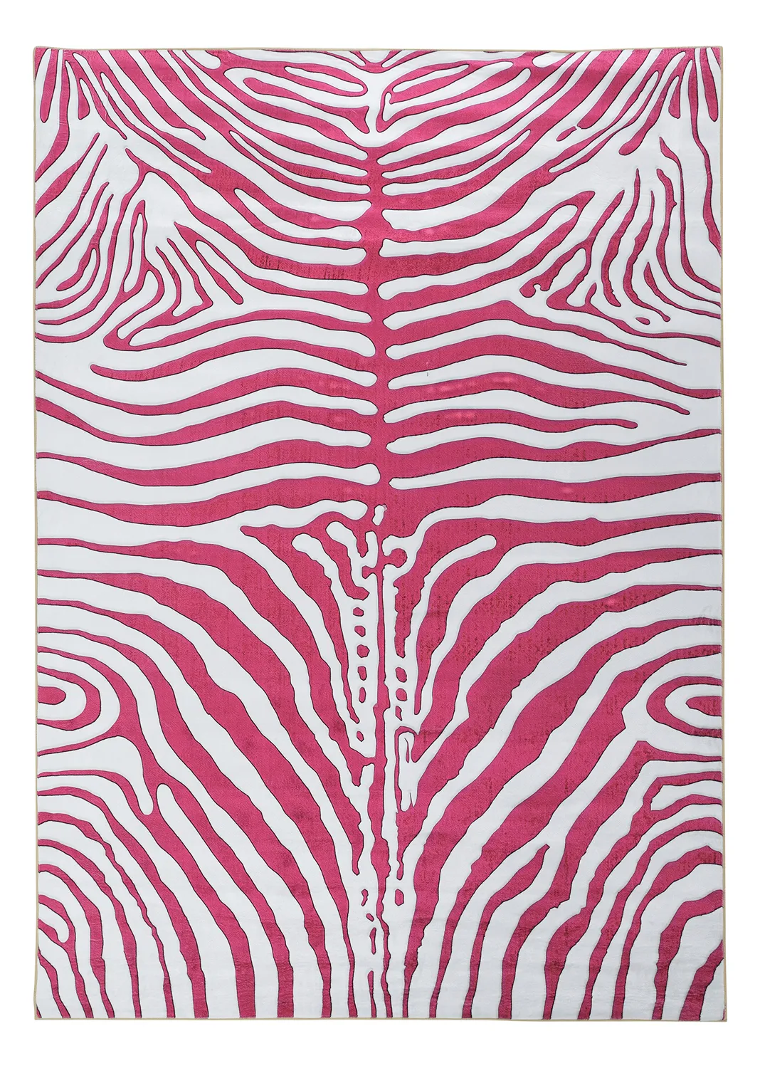 Wiltonský koberec - Zebra (růžový)