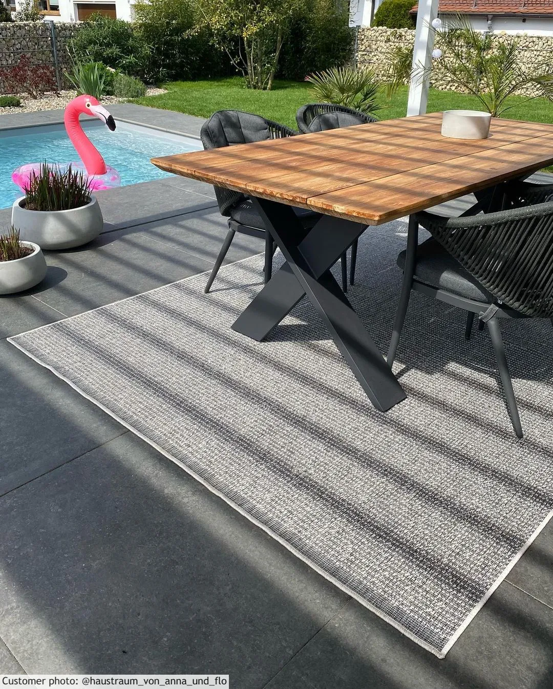 Koberec Indoor/Outdoor - Tromsø (stříbro)